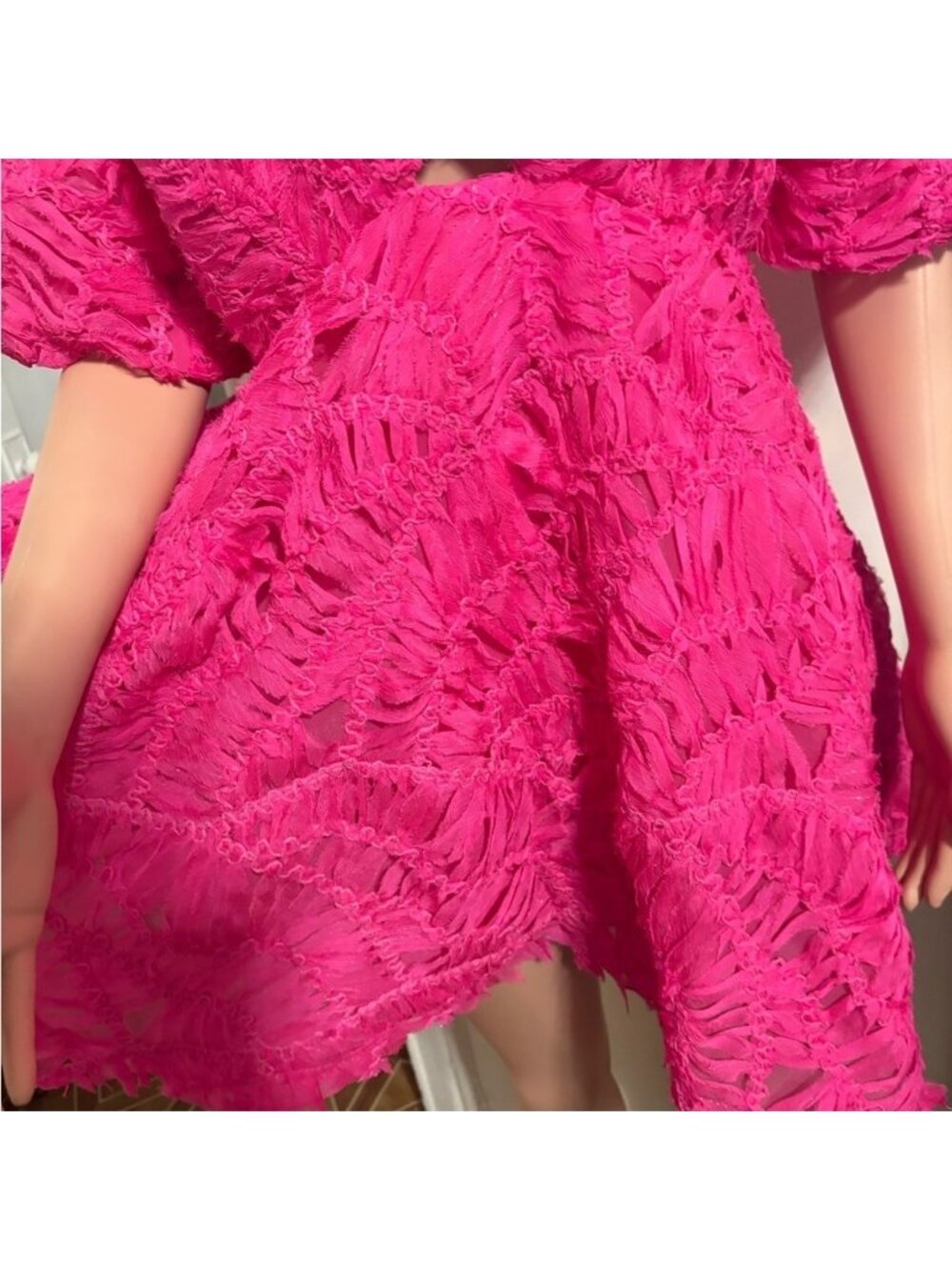 NWT AJE Women’s Florential Pink Mini Swing Dress - Picture 9 of 13